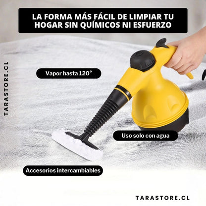 Limpiador a Vapor Multifuncional | Hogar libre de suciedad y bacterias